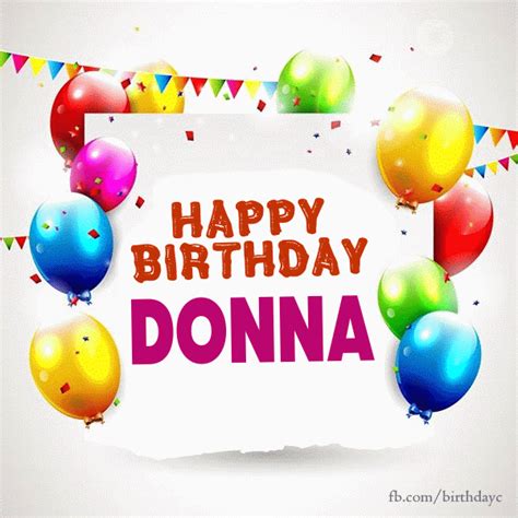 Happy Birtday Donna Images Birthday Greeting Birthdaykim