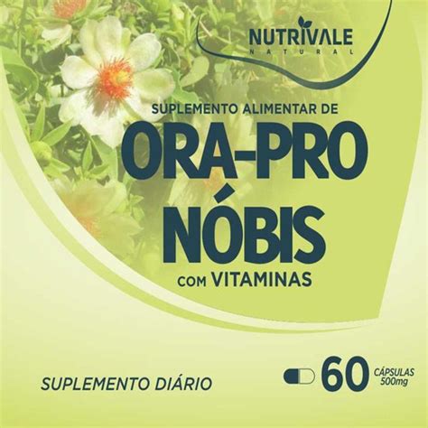 Ora Pro Nobis Pronobis Planta Vitaminas C Psulas Mg Mercado Livre