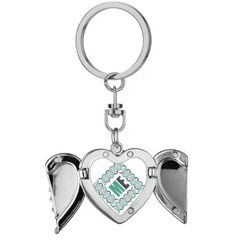 Gene Framework Circulates Body Heart Angel Wing Key Chain Holder ...