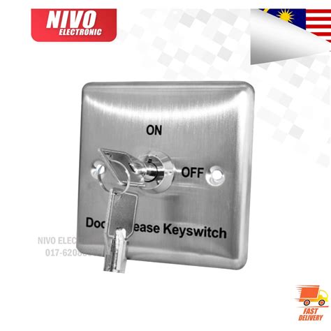 Key Switch On Off Selection Stainless Steel Emergency Door Release Door