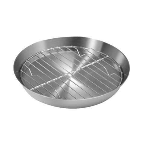 Stainless Steel Bbq Tray Cooling Rack With Removable Grid Rack For Cake Baking