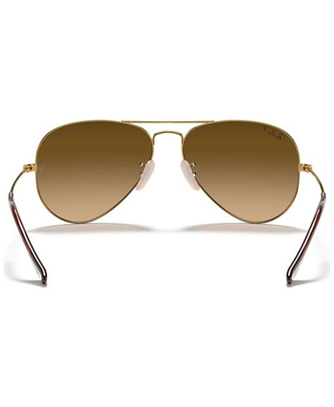 Ray Ban Unisex Polarized Sunglasses Rb3025 Aviator Classic Macys