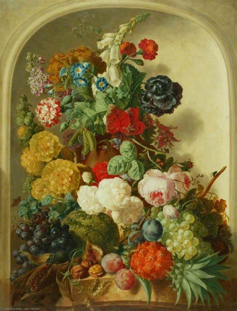 Reproducciones De Arte Vida Flores Y Frutas De Jan Van Os 1744 1808