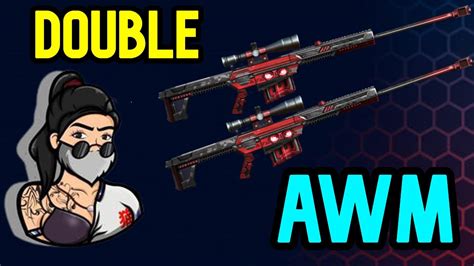 Double Awm Garena Free Fire No Scope Awm Gun Fire Free Fire