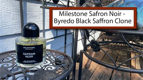 Milestone Safron Noir Byredo Black Safron Clone YouTube