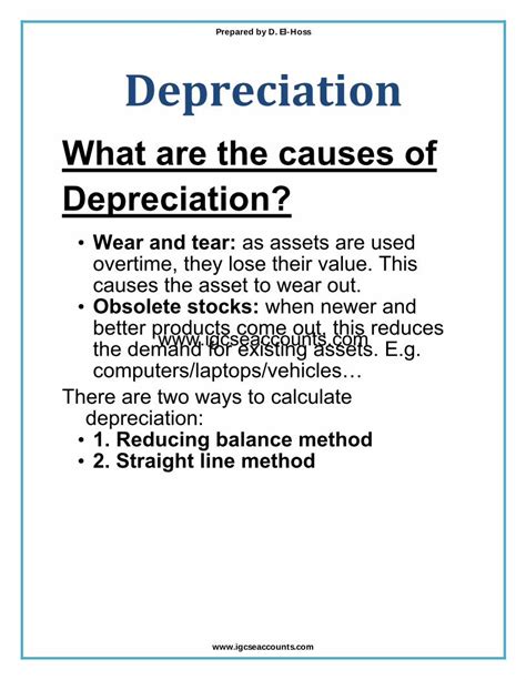 PDF Depreciation A Level Accountsalevelaccounts Weebly Uploads