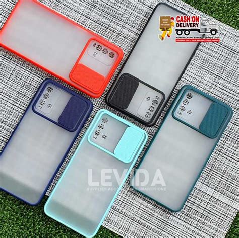 Sliding Case Redmi T Case Dove Matte Transparan Slim Fuze Macaron