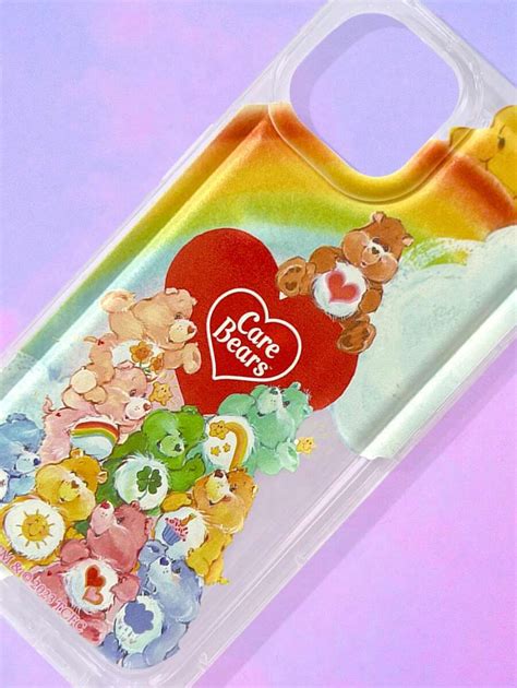 Romwe X Care Bears Cartoon Bear Print Clear Phone Case Shein Usa