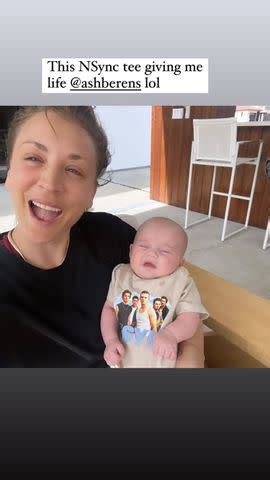 Kaley Cuoco Shares Cute Photo Of Daughter Matilda In Nsync T Shirt