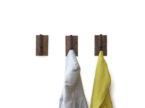 Rustic Coat Hooks set of 3 Coat Hooks Wall Mounted Coat - Etsy