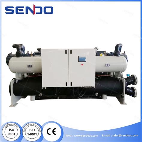 Double Compressors Industrial Water Cooled Screw Chiller Ce