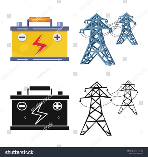 Vector Illustration Innovation Technology Icon Set Stock Vector