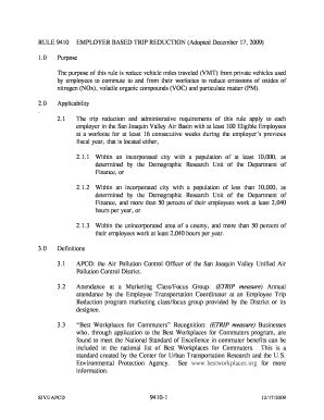 Fillable Online Rule San Joaquin Valley Air Pollution Control