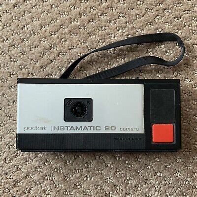 Kodak Pocket Instamatic Camera S Uses Film Untested Ebay