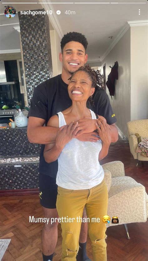 Sacha Feinberg-Mngomezulu shows love to mom in sweet snap