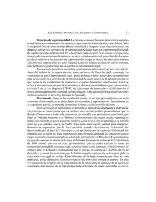 Salud Mental Y Derecho Civil PDF