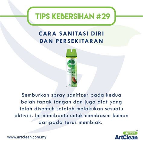 Cara Sanitise Diri Dan Persekitaran Personal Care Person Care