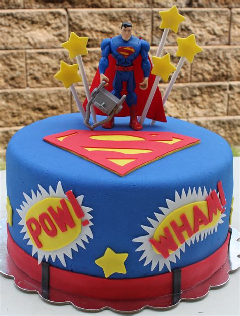 Superman Fondant Cake