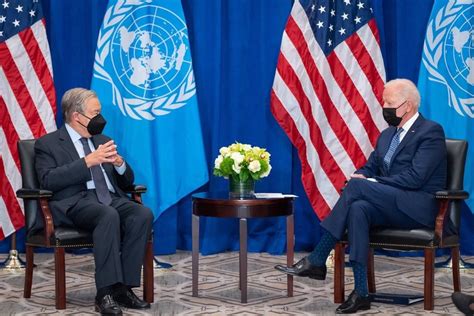 Onu Biden Expresa A Guterres Su Confianza En La Onu Y Le Reitera Que Estados Unidos Ha Vuelto