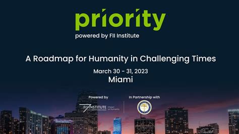 Priority Summits Fii Institute Site