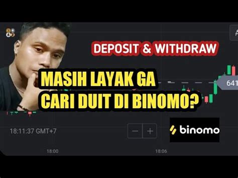 Apa Masih Mau Cari Duit Di Binomo Depo Dan Wd Aman Gak Youtube