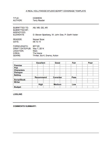 Script Coverage Templates To Download By Industrial Scripts