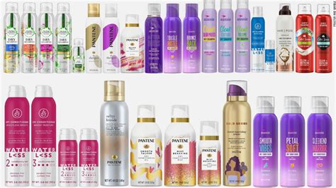 Dozens Of Pantene And Herbal Essences Dry Shampoo Sprays Recalled For