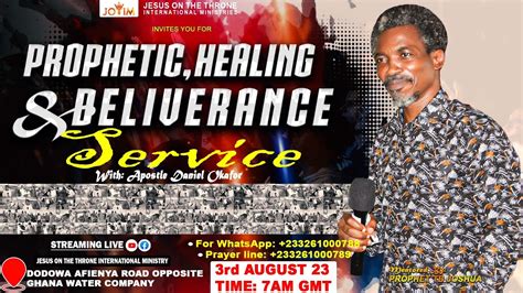 Jottim Thursday Prophetic Healing And Deliverance Service Mentored By