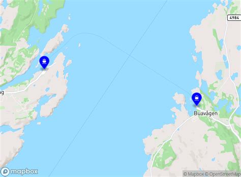 Fergerute for Buavåg Langevåg