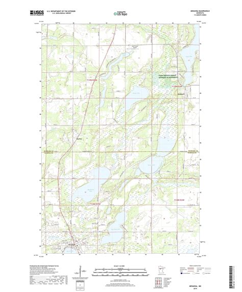 Menahga Minnesota US Topo Map – MyTopo Map Store