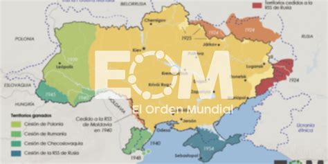 ¿cómo Se Formó La Ucrania Actual Mapas De El Orden Mundial Eom