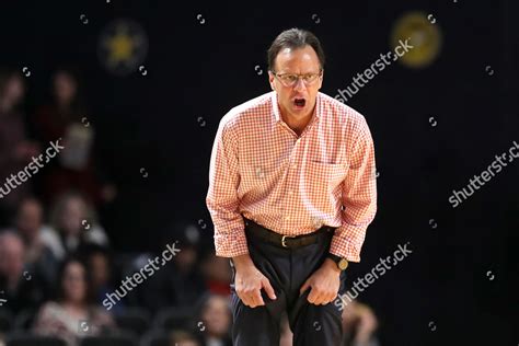 Georgia Head Coach Tom Crean Watches Editorial Stock Photo Stock