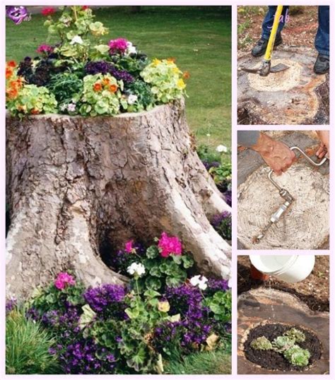 20 Decorate A Tree Trunk Homedecorish