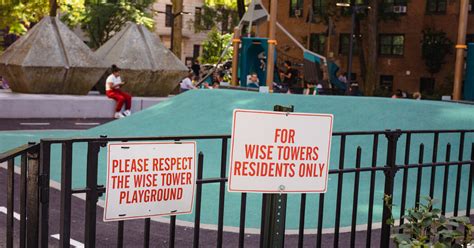 A Nycha Playground Ban On Outsiders Angers Upper West Side Neighbors The New York Times