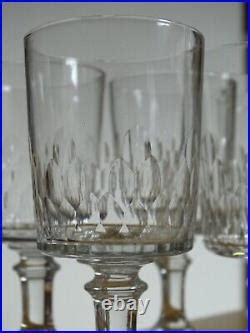 Anciens Verres Aperitif Cristal De Baccarat Modele Richelieu Cm