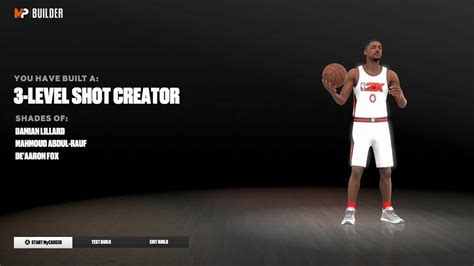 Nba K Damian Lillard Build Level Shot Creator Youtube