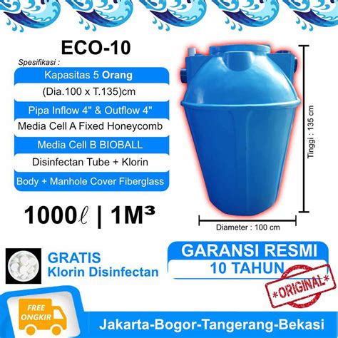 Jual BIOTANK 1000 Liter Septictank Bio Bio Septic Tank BIOTECH