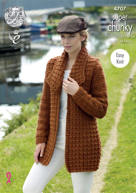 Easy To Follow Jacket And Sweater Knitted With Big Value Super Chunky Knittin In 2024 Chunky