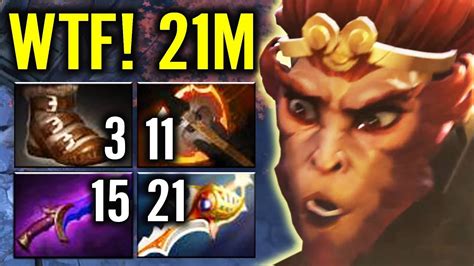 21 Min Divine Rapier X 3 Item WTF Farm Chessie Monkey King IMBA Carry