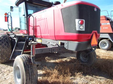 Massey Ferguson Hesston Series Wr 9770 Swather Sisu Diesel 850 Hrs W