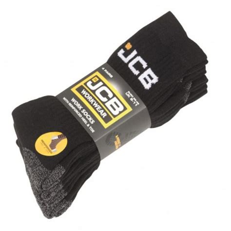 Jcb 4 Pack Work Socks