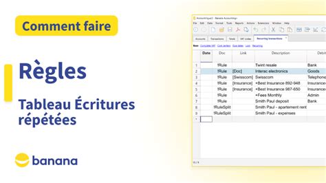 Comptabilité Dépenses Recettes Banana Comptabilité Software