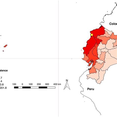 Laboratory Confirmed Zika Cases Per 100 000 Population By Province