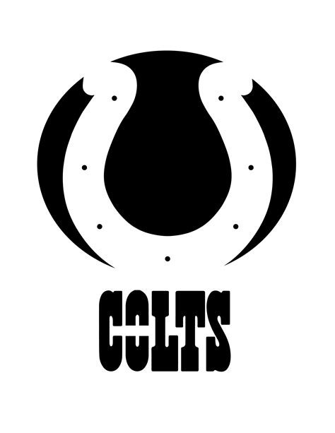 NFL: Indianapolis Colts (Free Pumpkin Stencil - Pumpkin Pattern ...