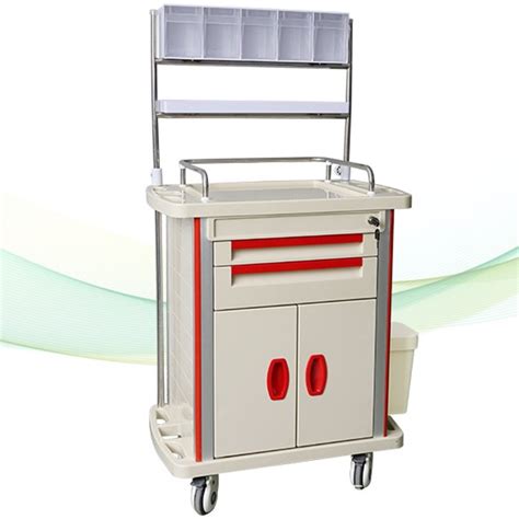 Multi Function Mobile Abs Hospital Clinic Medical Furniture Plastic