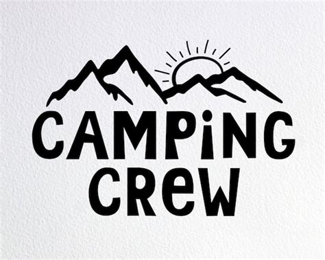 Camping Crew Svg Camping With Friends Shirt Svg Dxf Png Cut Etsy