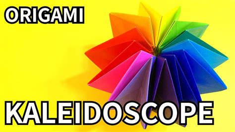 How To Make An Easy Origami Kaleidoscope 4 Youtube