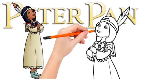 How To Draw Tiger Lily Is A Loyal Friend Of Peter Pan Youtube