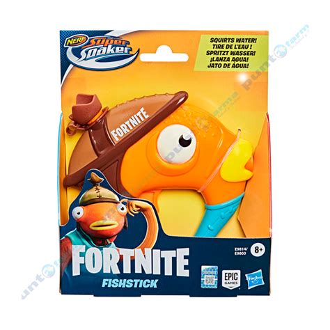 Pistola De Agua Super Soaker Fishstick Fortnite Nerf Punto Farma