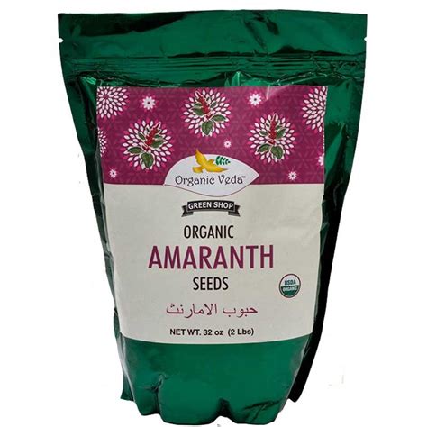 Organic Amaranth Seeds Organic Gluten Free And Vegan